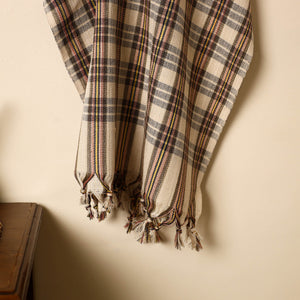 Brown - Handloom Fine Cotton Gamcha Bath Towel 06