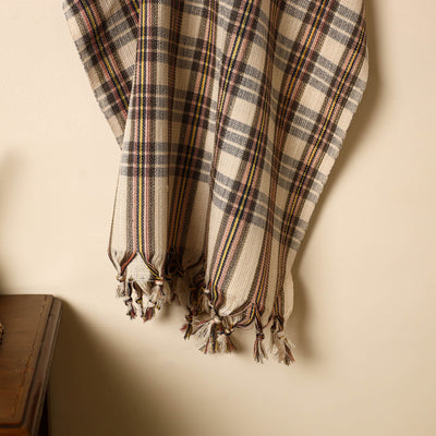 Brown - Handloom Fine Cotton Gamcha Bath Towel 06