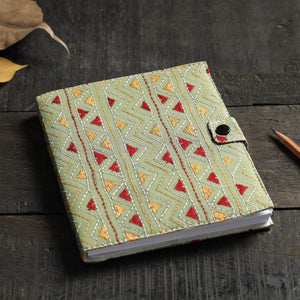 Bengal Kantha Work Handcrafted Notepad (7 x 6 in)