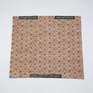Beige - Zardozi Hand Embroidered Kalamkari Cotton Blouse Piece
