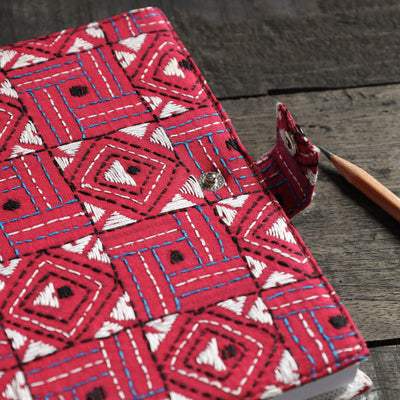 Bengal Kantha Work Handcrafted Notepad (7 x 6 in)