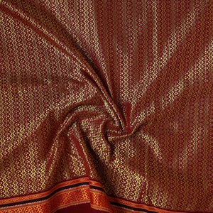Brown - Karnataka Khun Mercerized Cotton Fabric