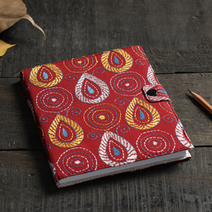 Bengal Kantha Work Handcrafted Notepad (7 x 6 in)