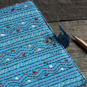 Bengal Kantha Work Handcrafted Notepad (7 x 6 in)