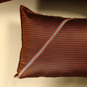 Brown - Khun Weave Cotton Pillow Covers (Set of 2)