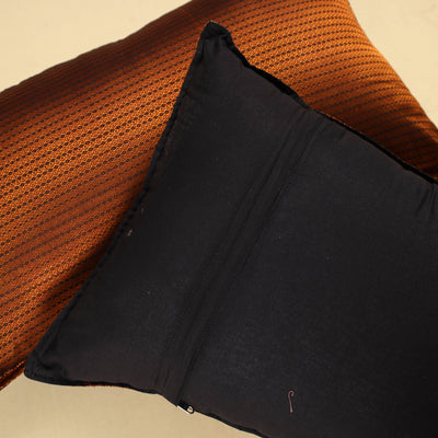 Brown - Khun Weave Cotton Pillow Covers (Set of 2)
