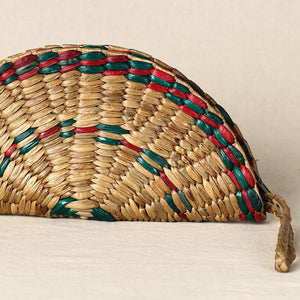 Beige - Handmade Organic Water Hyacinth Hand Purse from Assam