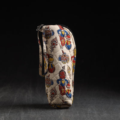 Beige - Handmade Cotton 1L Water Bottle Cover 17