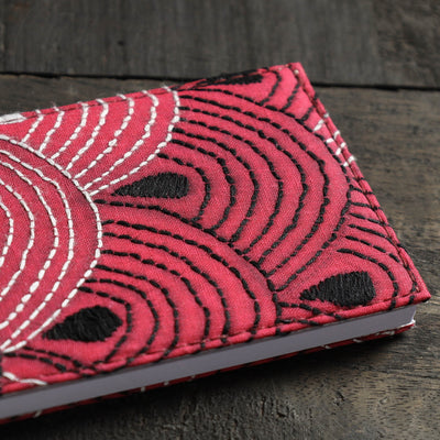 Bengal Kantha Work Handcrafted Notepad (4 x 3 in)