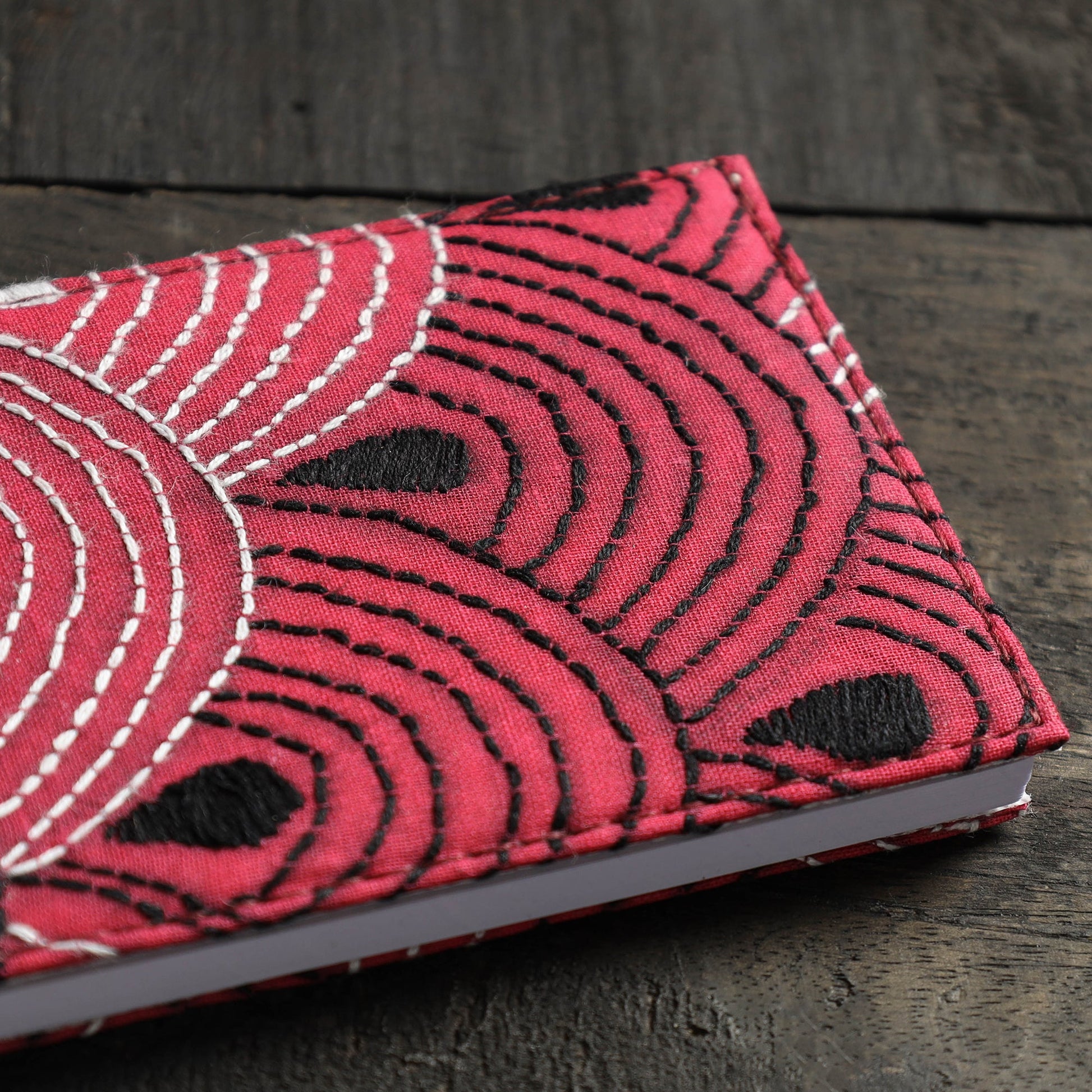 Bengal Kantha Work Handcrafted Notepad (4 x 3 in)