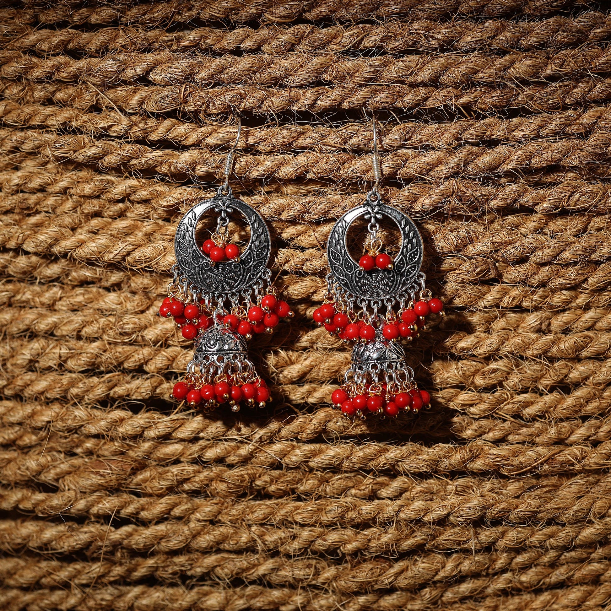 Ayaat Handcrafted GS Beaded Earrings