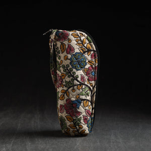 Beige - Handmade Cotton 1L Water Bottle Cover 03