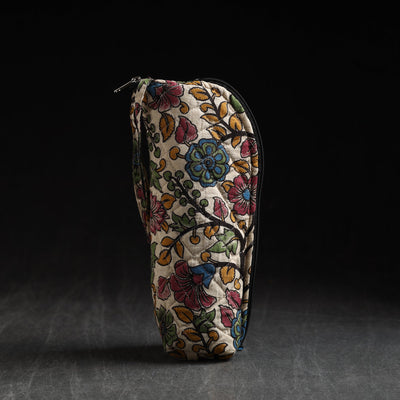 Beige - Handmade Cotton 1L Water Bottle Cover 03