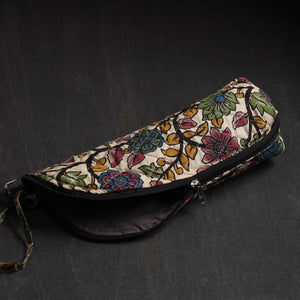 Beige - Handmade Cotton 1L Water Bottle Cover 03