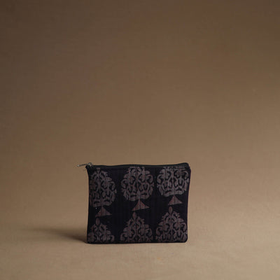 Black - Handmade Cotton Multipurpose Utility Pouches (set of 3) 39
