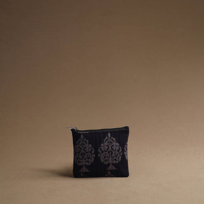 Black - Handmade Cotton Multipurpose Utility Pouches (set of 3) 39
