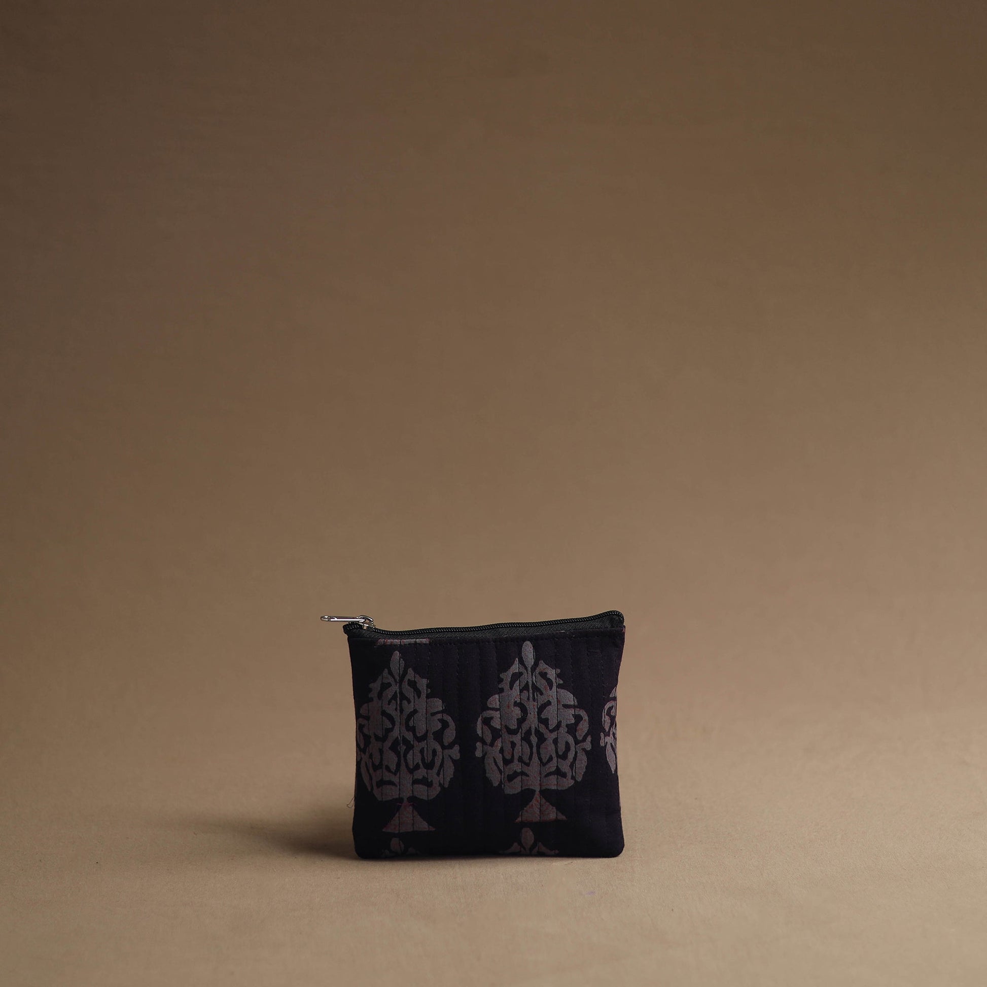Black - Handmade Cotton Multipurpose Utility Pouches (set of 3) 39