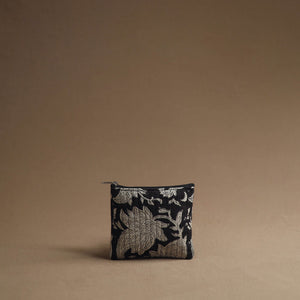 Black - Handmade Cotton Multipurpose Utility Pouches (set of 3) 42