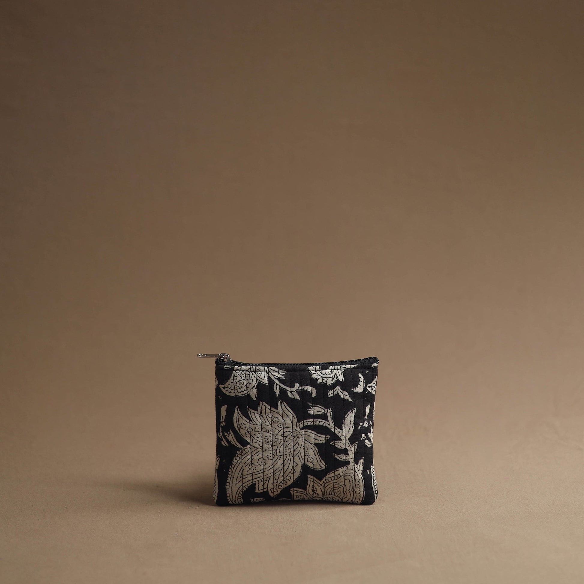 Black - Handmade Cotton Multipurpose Utility Pouches (set of 3) 42
