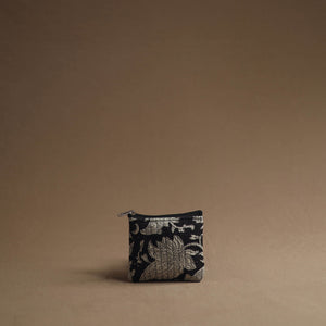 Black - Handmade Cotton Multipurpose Utility Pouches (set of 3) 42