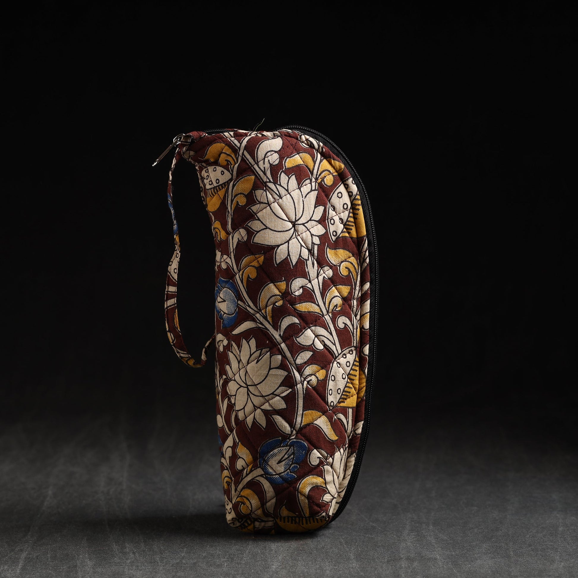 Brown - Handmade Cotton 1L Water Bottle Cover 12