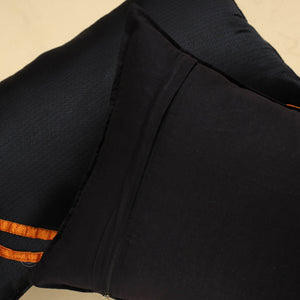 Black - Khun Weave Cotton Pillow Covers (Set of 2)