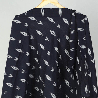 Black - Wrap Around Cotton Pochampally Ikat Skirt 18