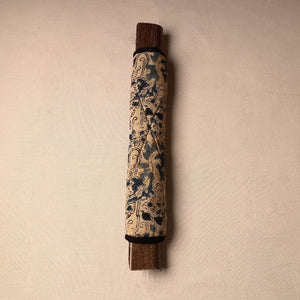 Beige - Kalamkari Block Printed Handmade Fridge Handle Cover 29