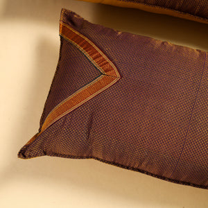 Brown - Khun Weave Cotton Pillow Covers (Set of 2)