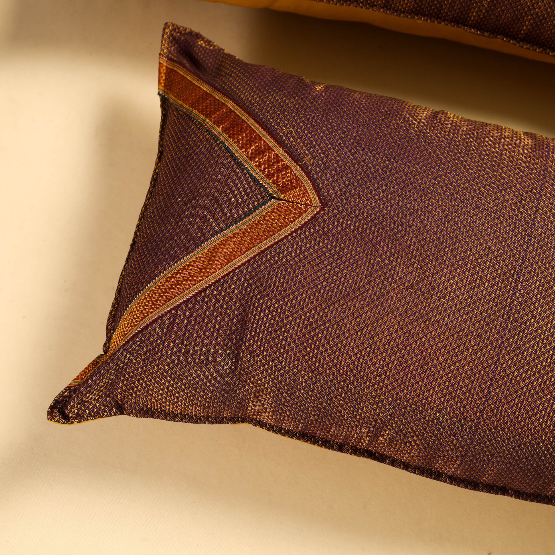 Brown - Khun Weave Cotton Pillow Covers (Set of 2)