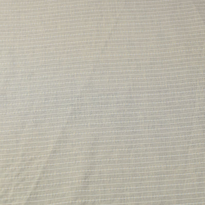 Beige - Prewashed Running Stitch Cotton Fabric 02