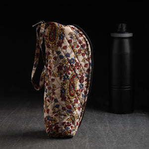 Beige - Handmade Cotton 1L Water Bottle Cover 09