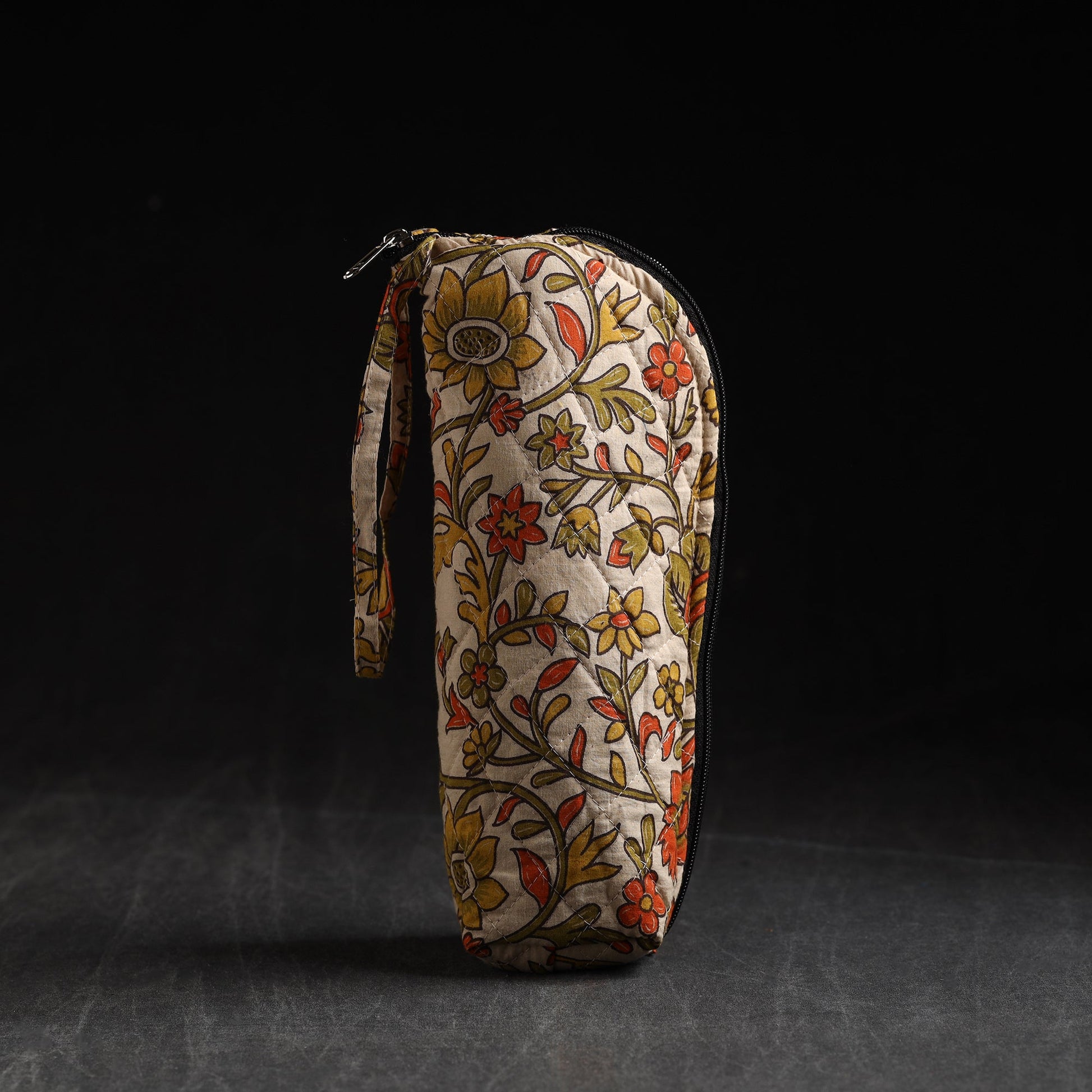 Beige - Handmade Cotton 1L Water Bottle Cover 19