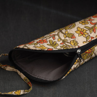 Beige - Handmade Cotton 1L Water Bottle Cover 19