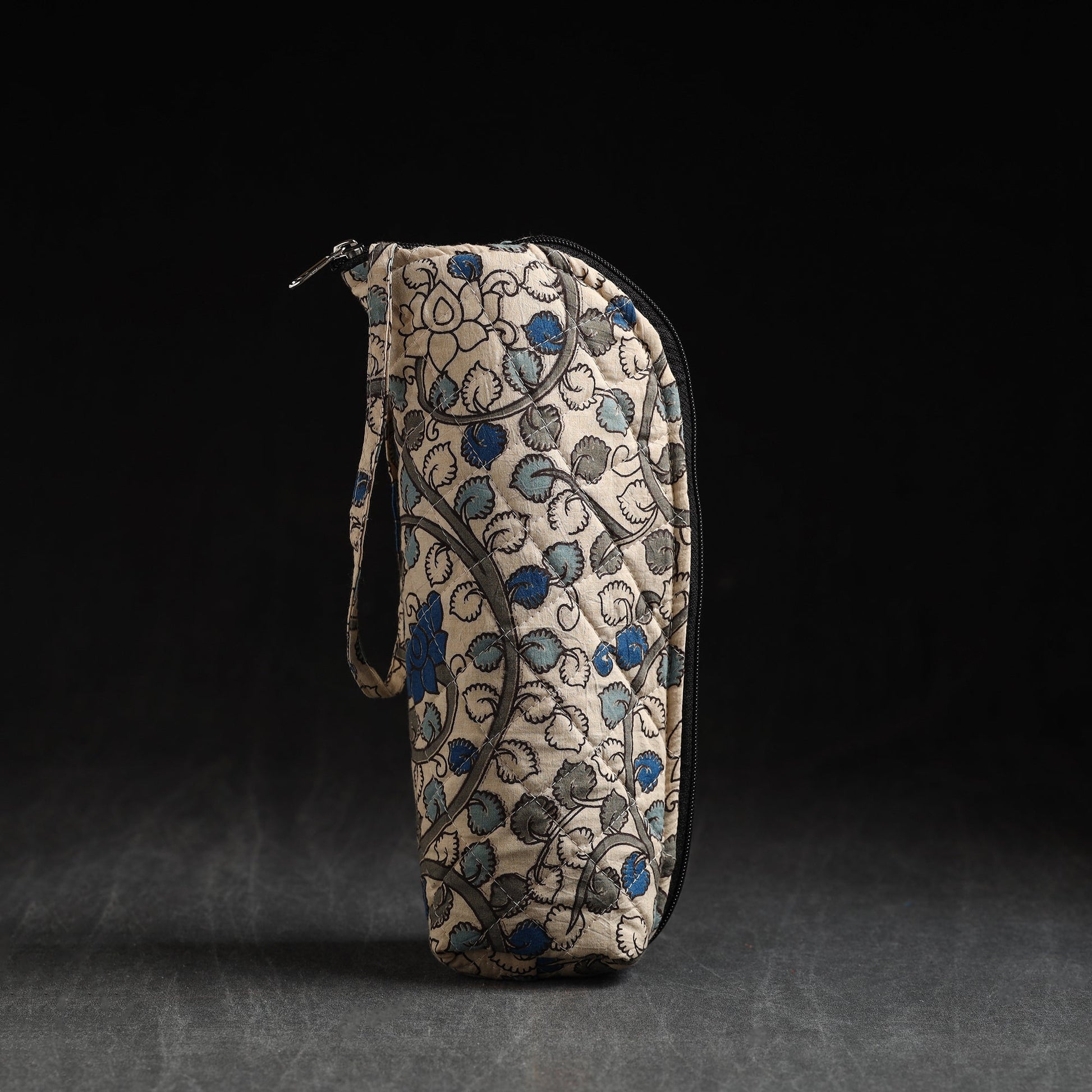 Beige - Handmade Cotton 1L Water Bottle Cover 08