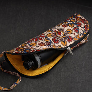 Beige - Handmade Cotton 1L Water Bottle Cover 06