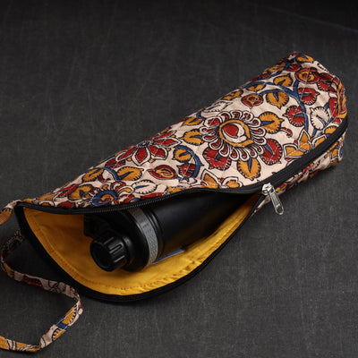 Beige - Handmade Cotton 1L Water Bottle Cover 06