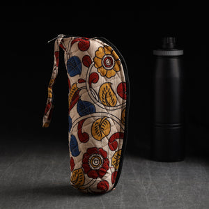 Beige - Handmade Cotton 1L Water Bottle Cover 03