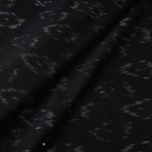 Black - Cotton Pochampally Ikat Fabric 04
