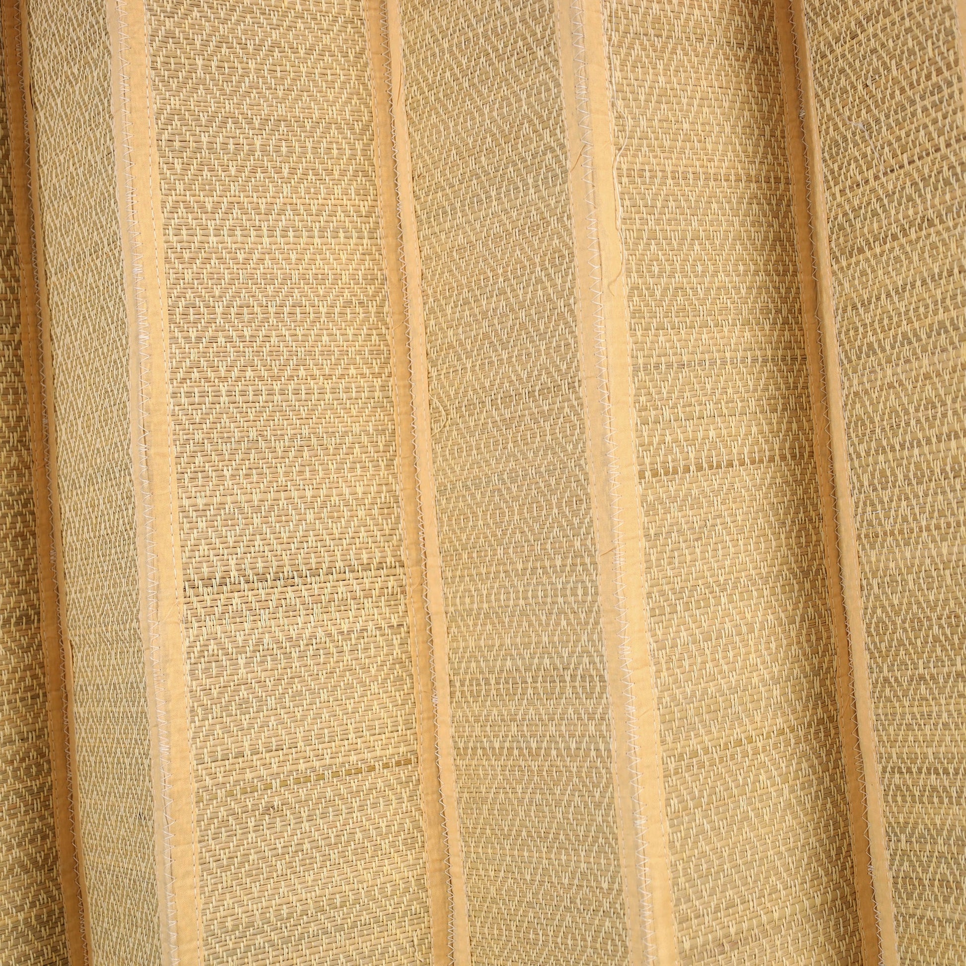 Yellow - Madur Grass Handwoven Door Curtain of Midnapore (7 x 4 in)
