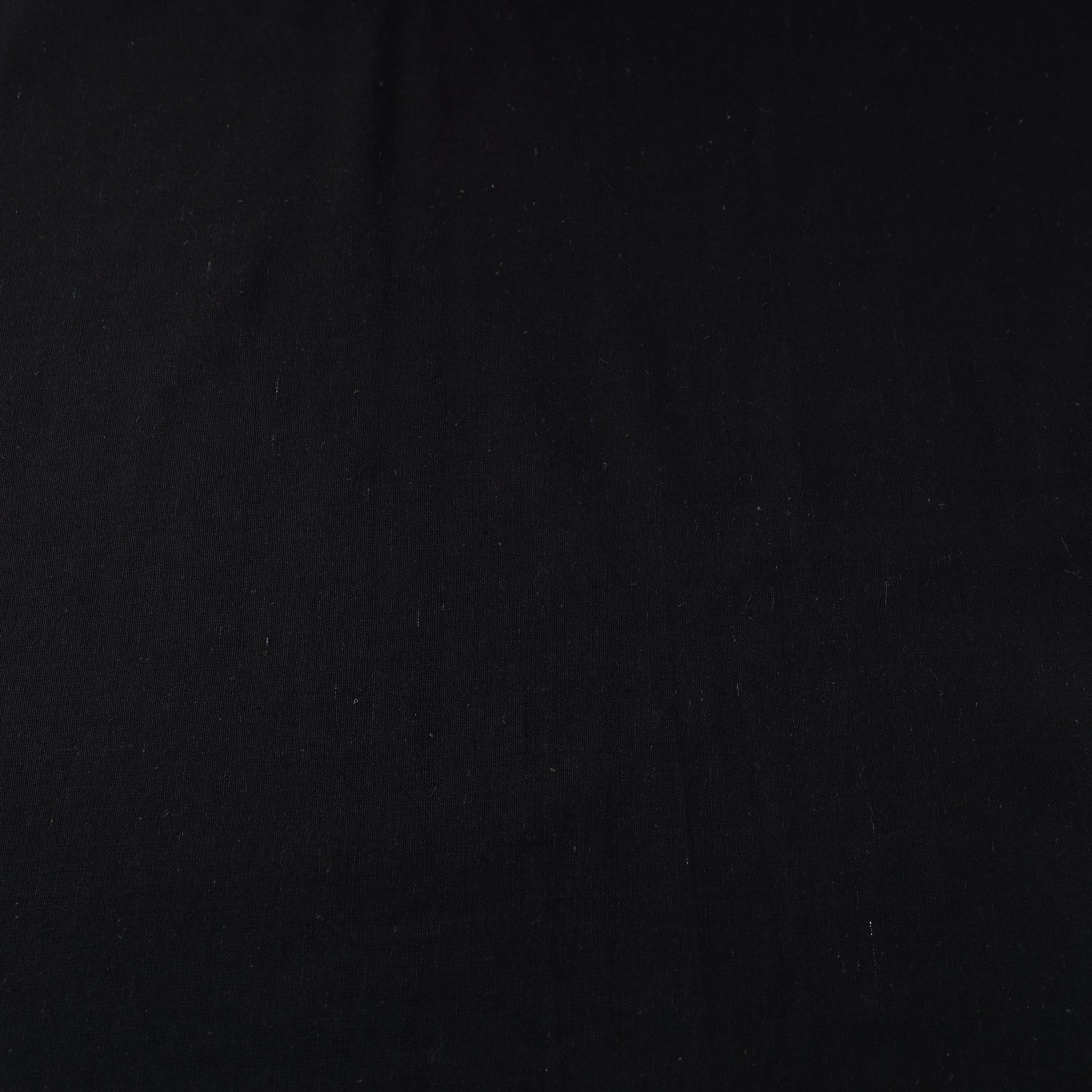 Black Textured Prewashed Fine Cotton Handloom Fabric