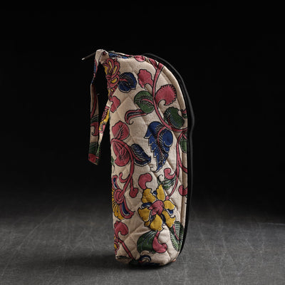 Beige - Handmade Cotton 1L Water Bottle Cover 01
