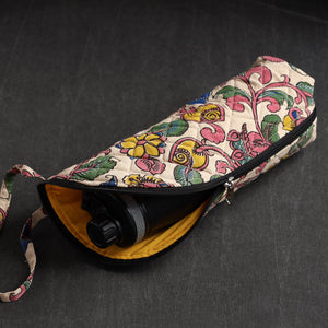 Beige - Handmade Cotton 1L Water Bottle Cover 01