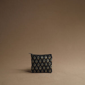 Black - Handmade Cotton Multipurpose Utility Pouches (set of 3) 08