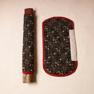 Bengal Kantha Work Handmade Fridge Handle Cover (Set of 2) 08