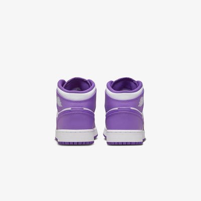 Jordan | AIR JORDAN 1 MID  { PURPLE VENOM/WHITE