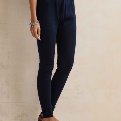 trueBrowns Navy Woollen Leggings
