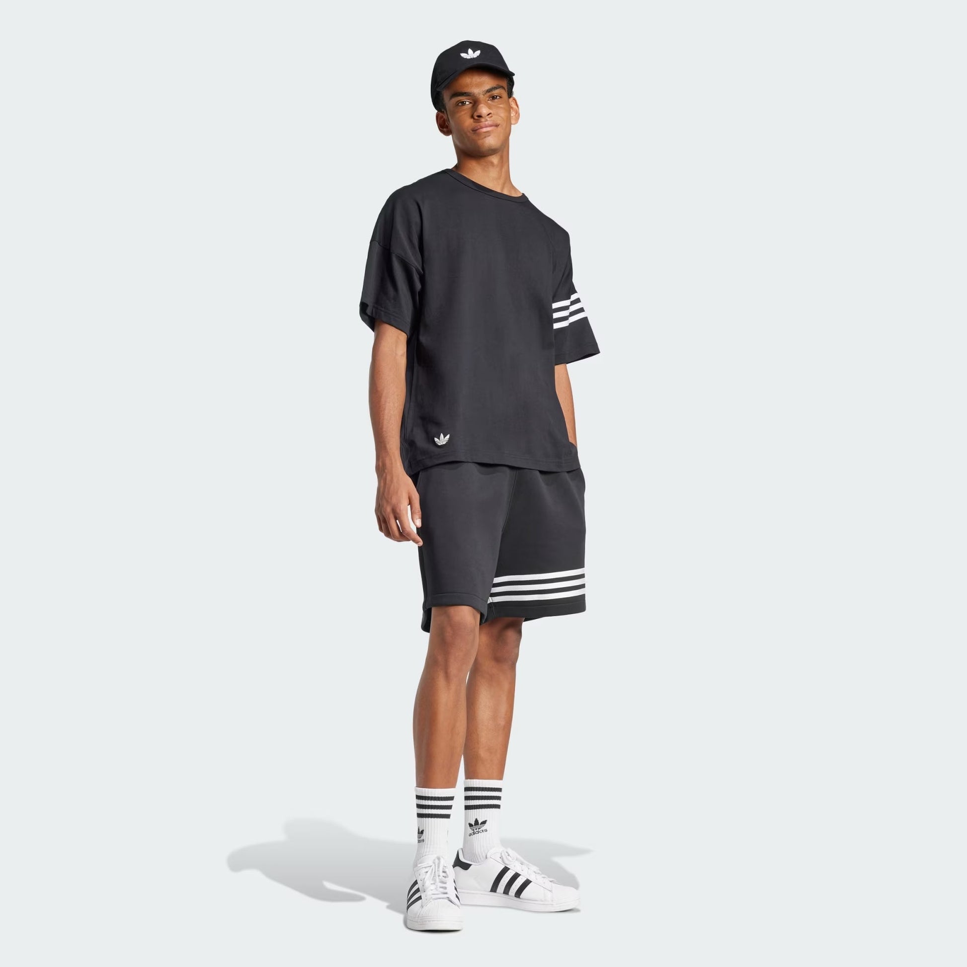 Adidas Originals | NEUCLASSICS TEE { BLACK