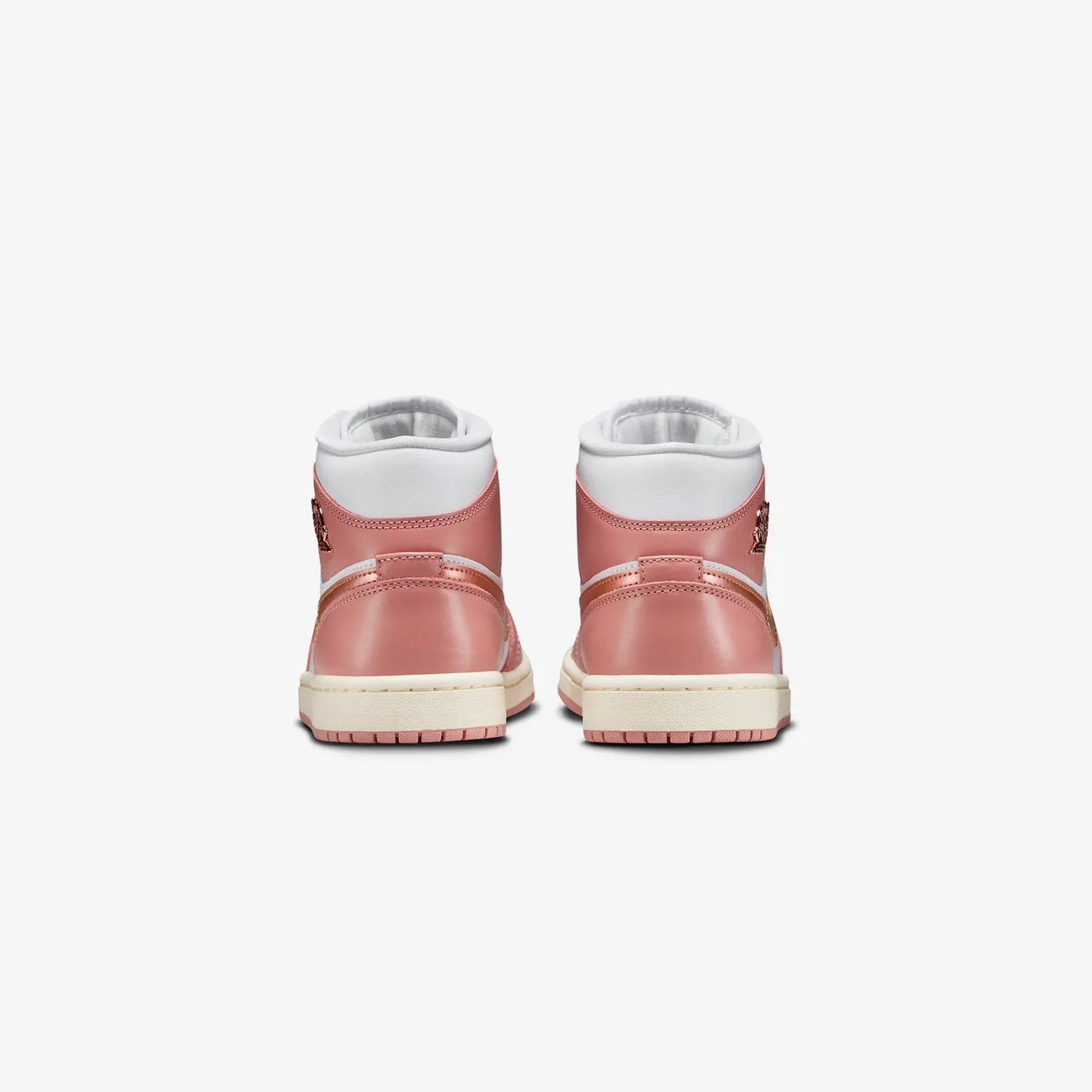 Jordan | AIR JORDAN 1 MID SE  { RED STARDUST/METALLIC COPPER-WHITE-SAIL