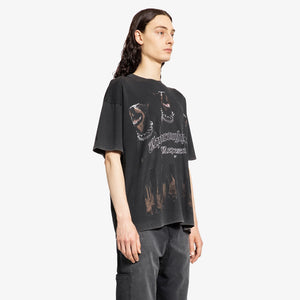 REPRESENT | THOROUGHBRED T-SHIRT { VINTAGE BLACK